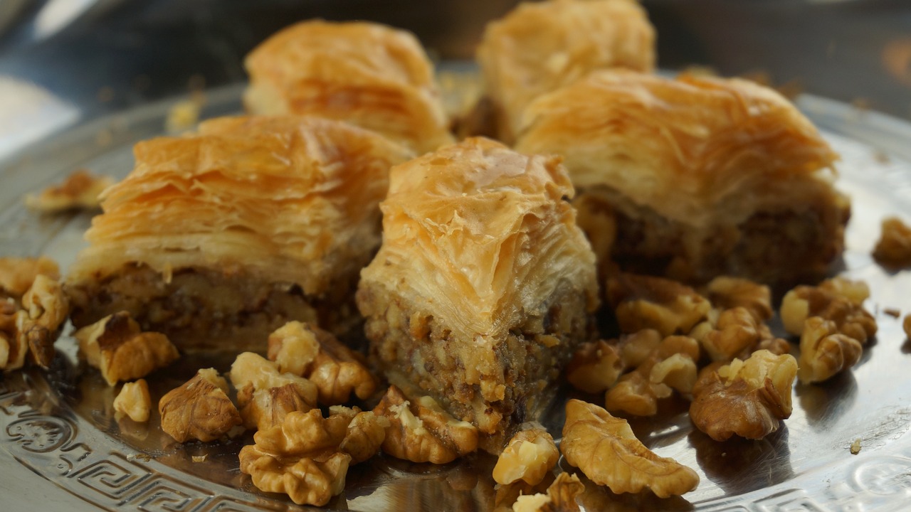 Sreet food jedlo Baklava